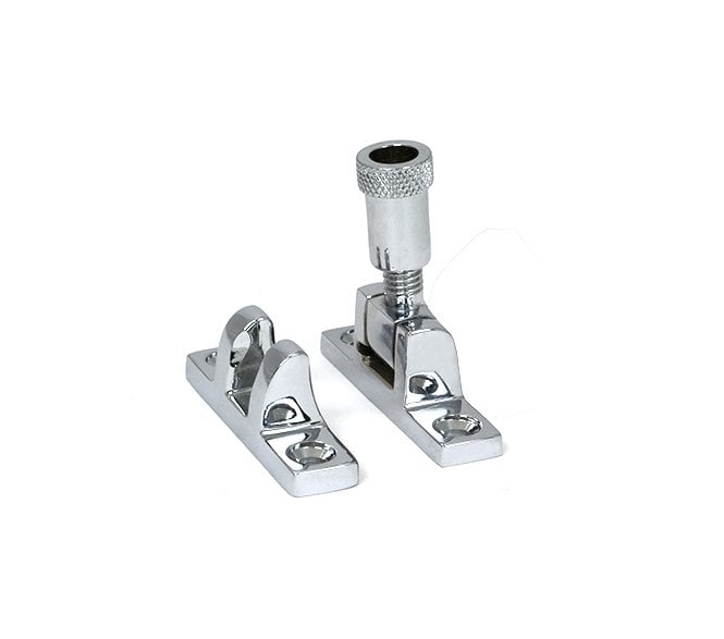 Anvil Brompton Knurled Brighton Fastener - Narrow (Square Rose) - Polished Chrome