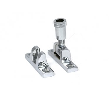 Anvil Brompton Knurled Brighton Fastener - Narrow (Square Rose) - Polished Chrome