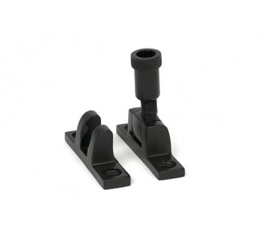 Anvil Brompton Knurled Brighton Sash Fastener - Narrow (Square) - Aged Bronze