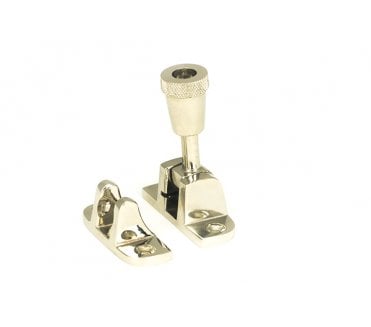 Anvil Brompton Knurled Brighton Sash Fastener (Radiused) - Polished Nickel