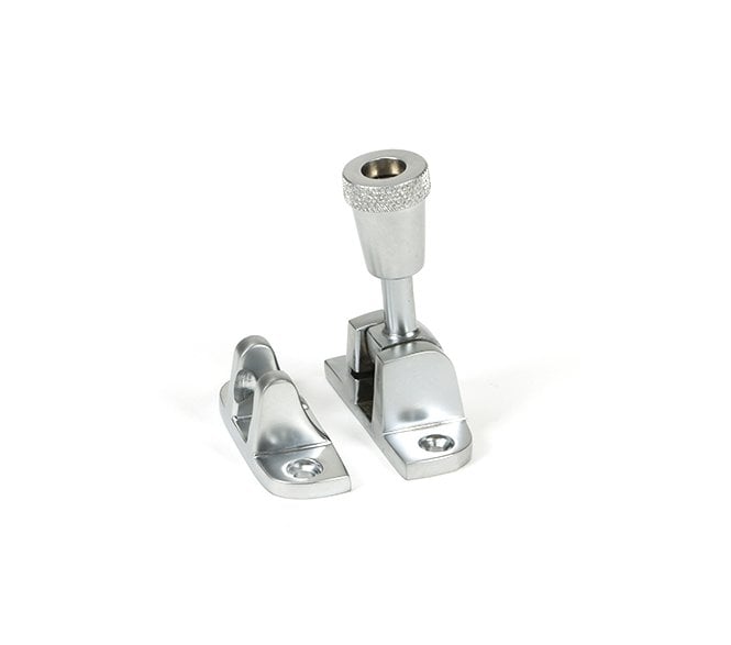 Anvil Brompton Knurled Brighton Sash Fastener (Radiused) - Satin Chrome