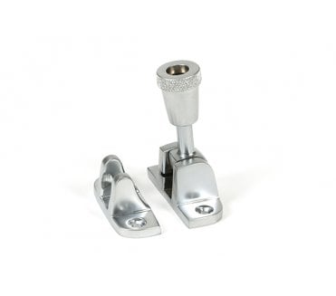Anvil Brompton Knurled Brighton Sash Fastener (Radiused) - Satin Chrome