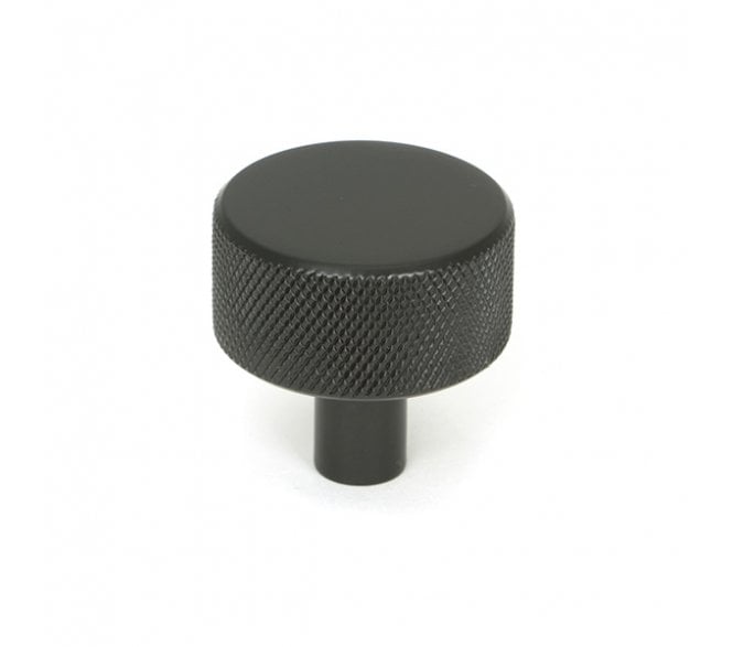 Anvil Brompton Knurled Cabinet Knobs (No Rose) - Aged Bronze