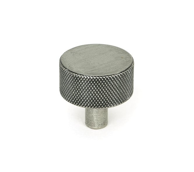 Anvil Brompton Knurled Cabinet Knobs (No Rose) - Pewter