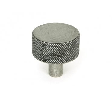 Anvil Brompton Knurled Cabinet Knobs (No Rose) - Pewter