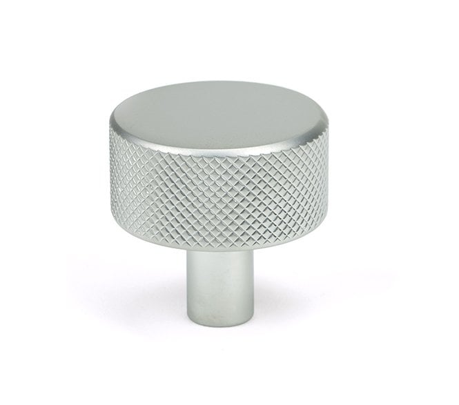 Anvil Brompton Knurled Cabinet Knobs (No Rose) - Satin Chrome