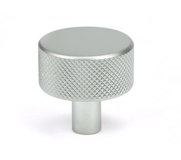 Anvil Brompton Knurled Cabinet Knobs (No Rose) - Satin Chrome