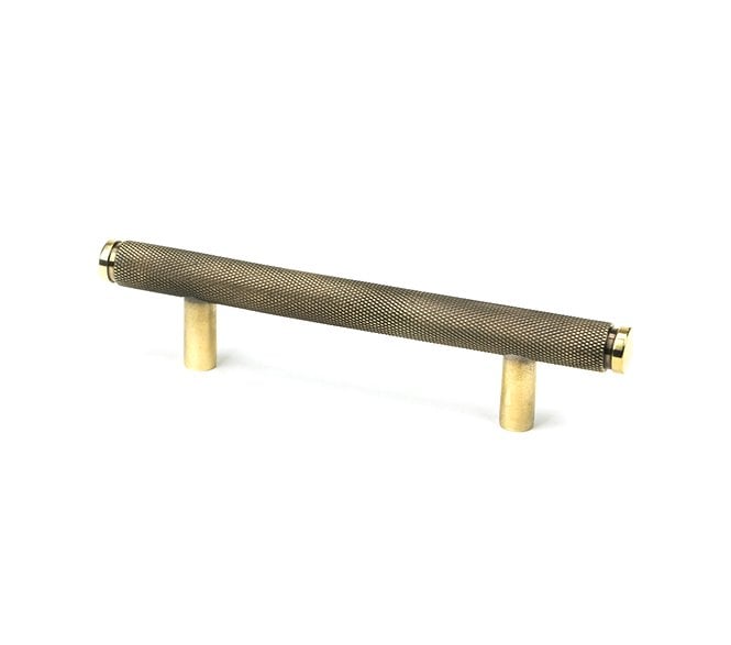 Anvil Brompton Knurled Cabinet Pull Handles - Aged Brass