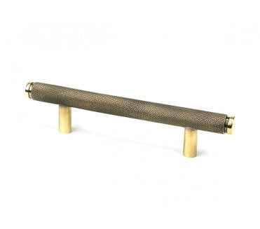 Anvil Brompton Knurled Cabinet Pull Handles - Aged Brass