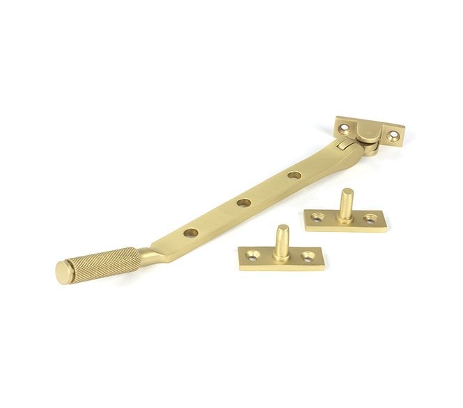 Anvil Brompton Knurled Casement Window Stay 8 - Satin Brass