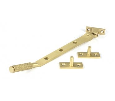 Anvil Brompton Knurled Casement Window Stay 8 - Satin Brass