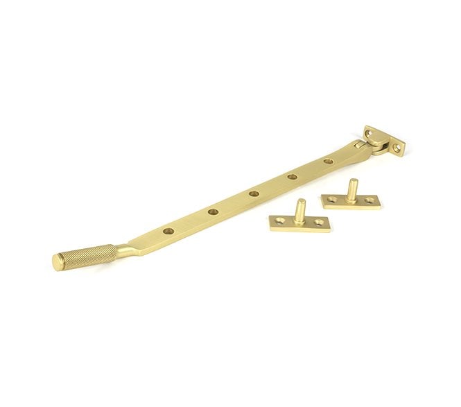 Anvil Brompton Knurled Casement Window Stay 12 - Satin Brass