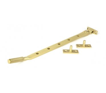 Anvil Brompton Knurled Casement Window Stay 12 - Satin Brass