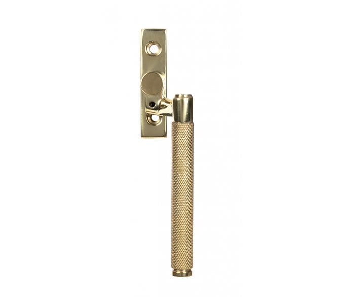 Anvil Brompton Knurled Espag Window Fastener - RH - Polished Brass