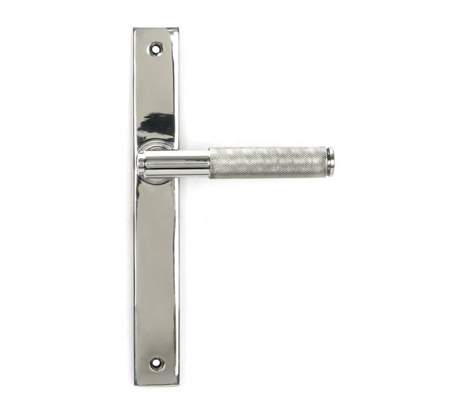 Anvil Brompton Knurled Grade 316 Slimline Lever Espag. Latch Set - Polished