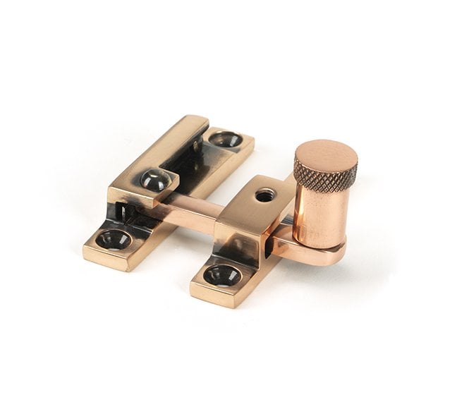 Anvil Brompton Knurled Quadrant Fastener - Narrow - Polished Bronze