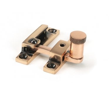 Anvil Brompton Knurled Quadrant Fastener - Narrow - Polished Bronze