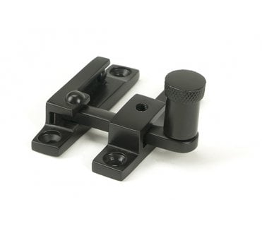 Anvil Brompton Knurled Quadrant Sash Fastener - Narrow - Aged Bronze