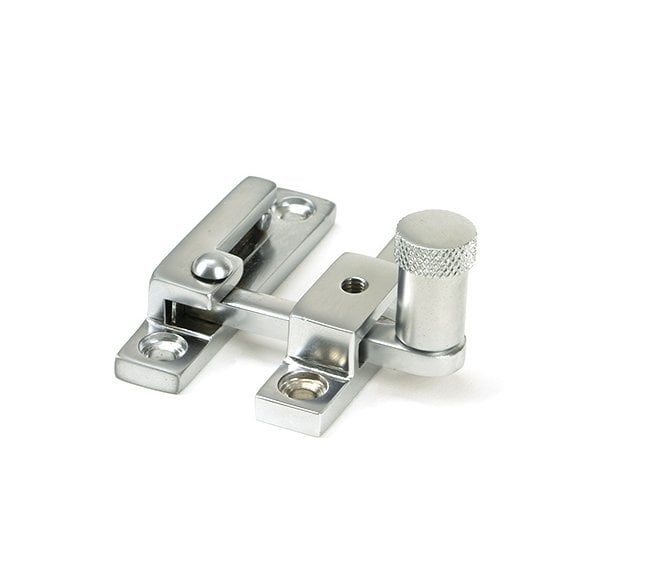 Anvil Brompton Knurled Quadrant Sash Fastener - Narrow - Satin Chrome