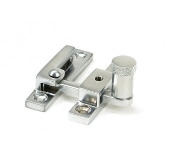 Anvil Brompton Knurled Quadrant Sash Fastener - Narrow - Satin Chrome
