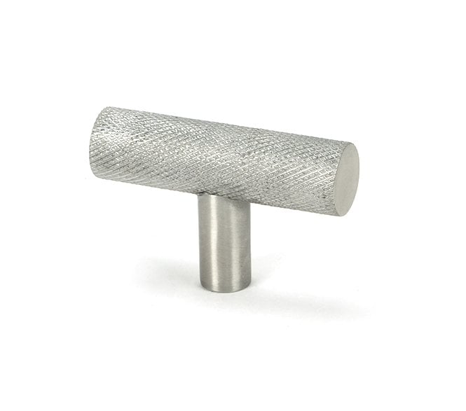 Anvil Brompton Knurled T-Bar Cabinet Handle - Satin Stainless