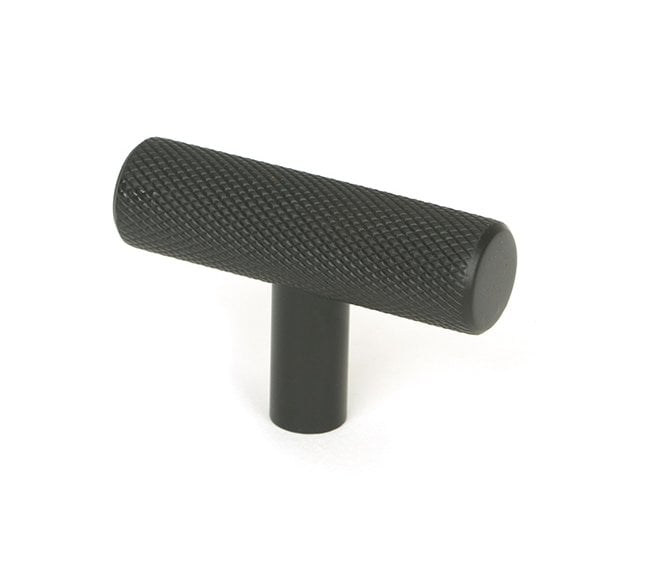 Anvil Brompton Knurled T-Bar Cabinet Knobs - Aged Bronze