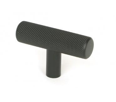 Anvil Brompton Knurled T-Bar Cabinet Knobs - Aged Bronze