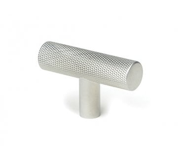 Anvil Brompton Knurled T-Bar Cabinet Knobs - Satin Chrome