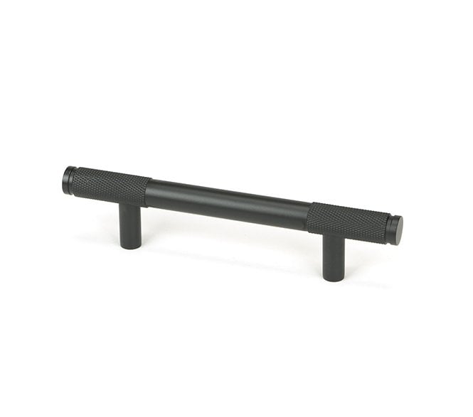 Anvil Brompton Partial Knurled Cabinet Pull Handles - Matt Black