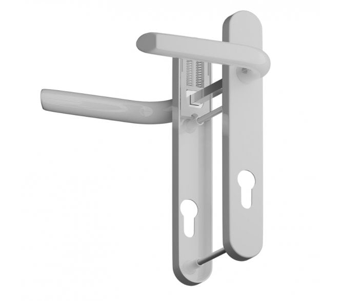 Asec Evo Sprung Multipoint Lock Handles 92mm c/c - White