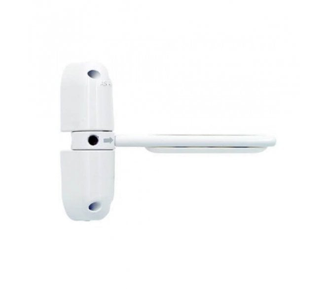 Astra Gibraltar Jamb Fixed Door Closer - White