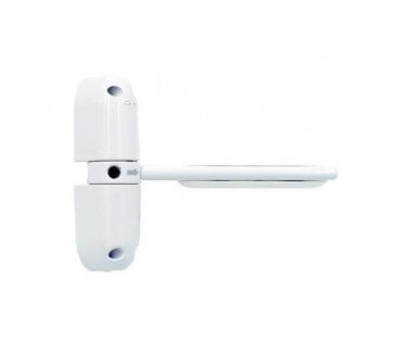 Astra Gibraltar Jamb Fixed Door Closer - White