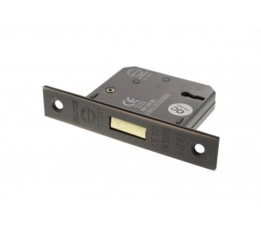 Atlantic 3-Lever Mortice Deadlocks - Antique Copper