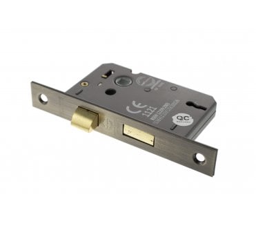 Atlantic 3-Lever Mortice Sashlocks - Antique Brass
