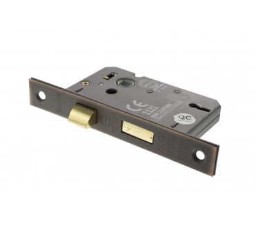 Atlantic 3-Lever Mortice Sashlocks - Antique Copper