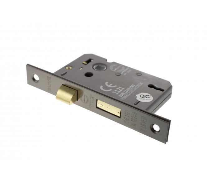 Atlantic 3-Lever Mortice Sashlocks - Black Nickel