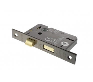 Atlantic 3-Lever Mortice Sashlocks - Black Nickel