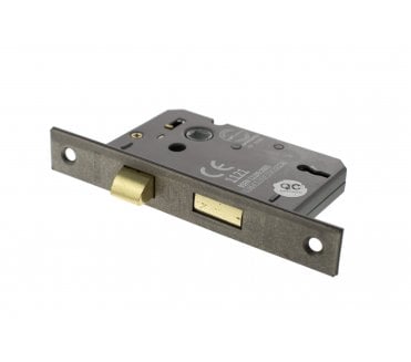 Atlantic 3-Lever Mortice Sashlocks - Distressed Silver