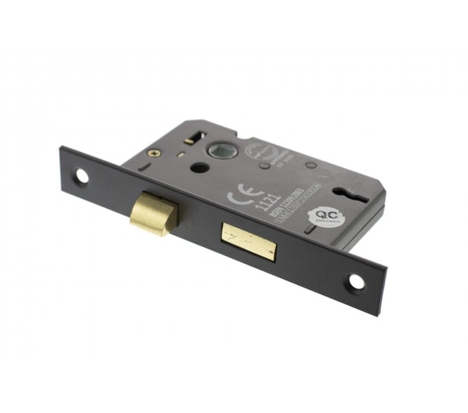 Atlantic 3-Lever Mortice Sashlocks - Matt Black
