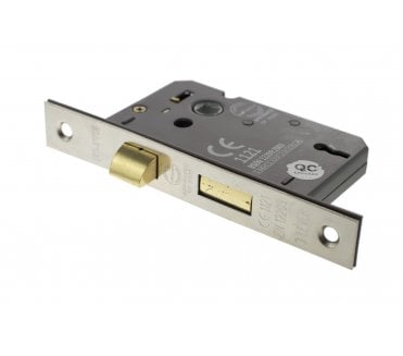 Atlantic 3-Lever Mortice Sashlocks - Satin Nickel