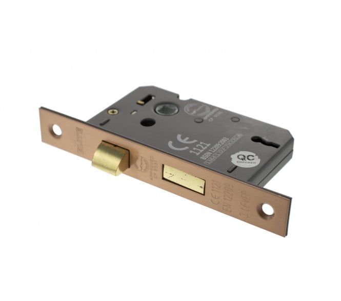Atlantic 3-Lever Mortice Sashlocks - Urban Satin Copper