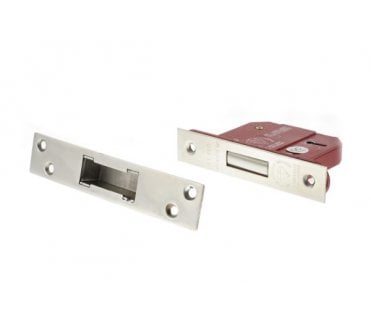 Atlantic 5-Lever Mortice Deadlocks - Polished Chrome