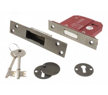 Atlantic 5-Lever Mortice Deadlocks - Urban Bronze