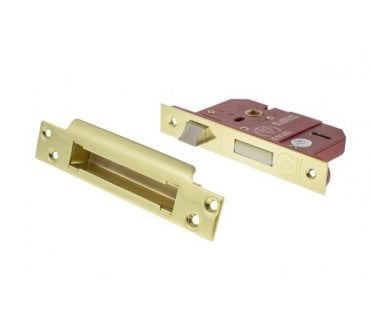 Atlantic 5-Lever Mortice Sashlocks - Polished Brass