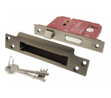 Atlantic 5-Lever Mortice Sashlocks - Urban Bronze