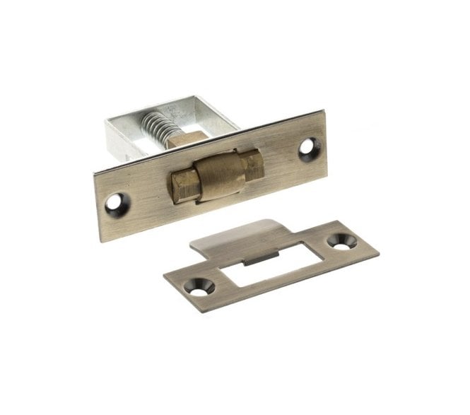 Atlantic ARCA Heavy Duty Adjustable Roller Catch - Matt Antique Brass