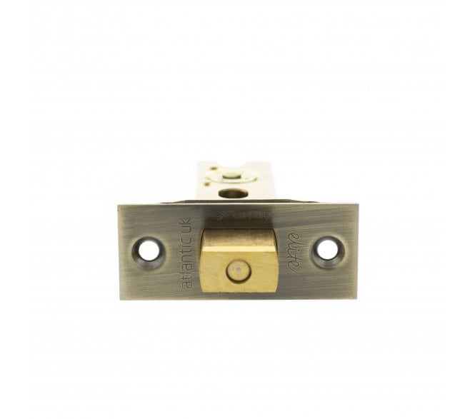 Atlantic CE Fire Rated Tubular Bathroom Deadbolts - Antique Brass