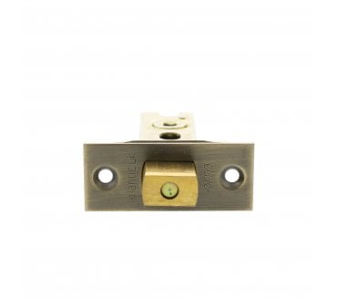 Atlantic CE Fire Rated Tubular Bathroom Deadbolts - Matt Antique Brass