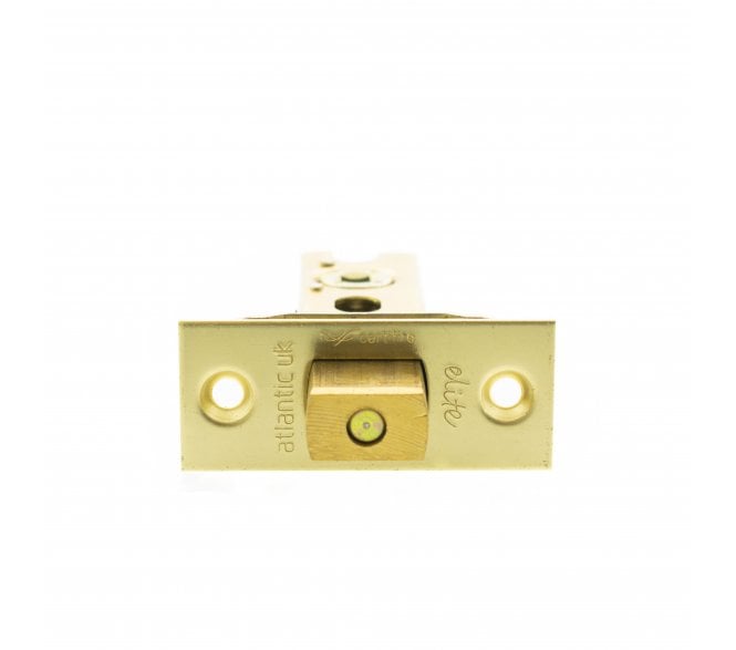 Atlantic CE Fire Rated Tubular Bathroom Deadbolts - Polished Brass