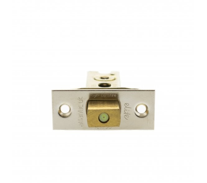 Atlantic CE Fire Rated Tubular Bathroom Deadbolts - Polished Nickel